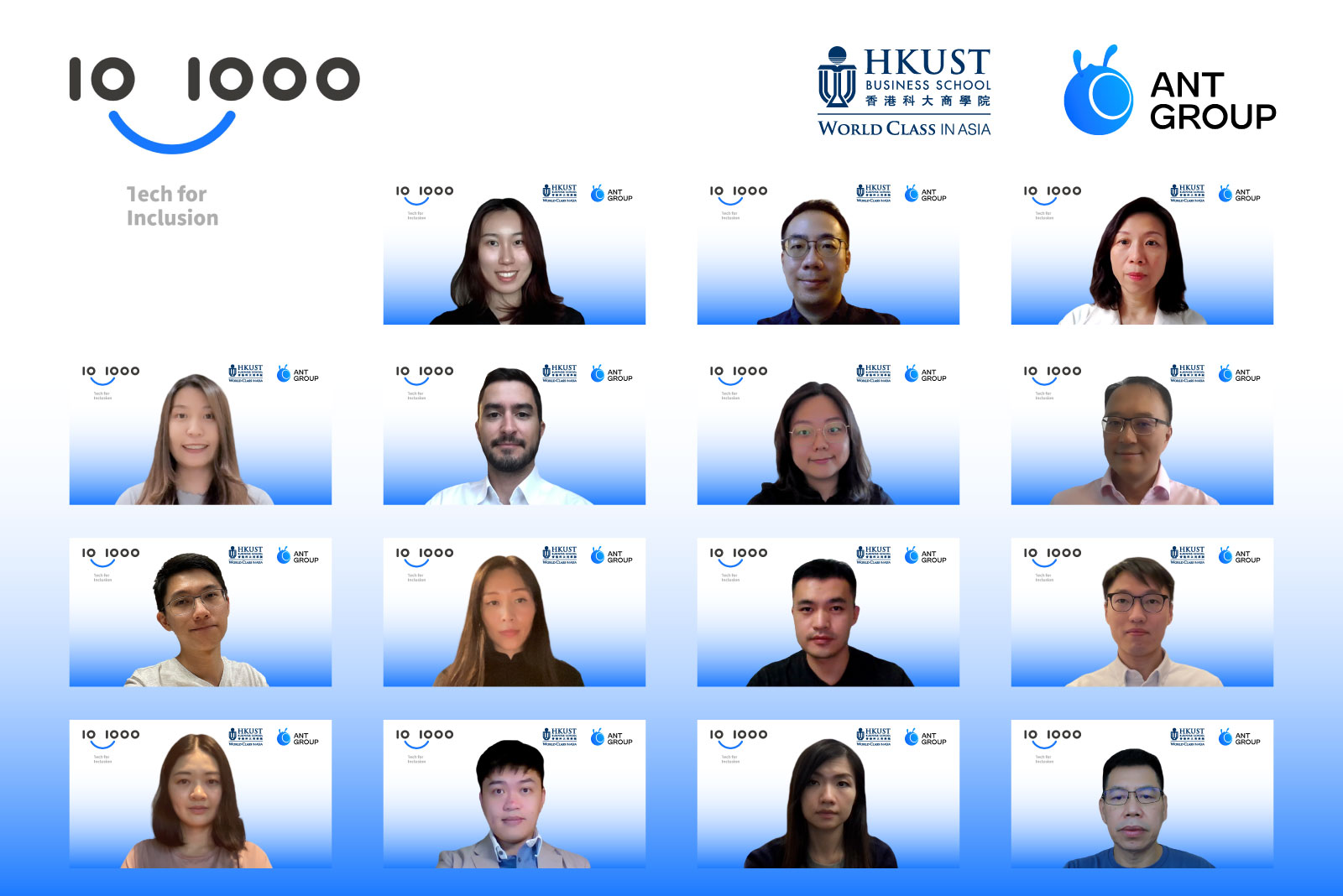 As the first initiative under the MoU between HKUST Business School and the Ant Group on talent development, the 10x1000 Tech for Inclusion program has registered strong demand from the School’s masters degree program students.