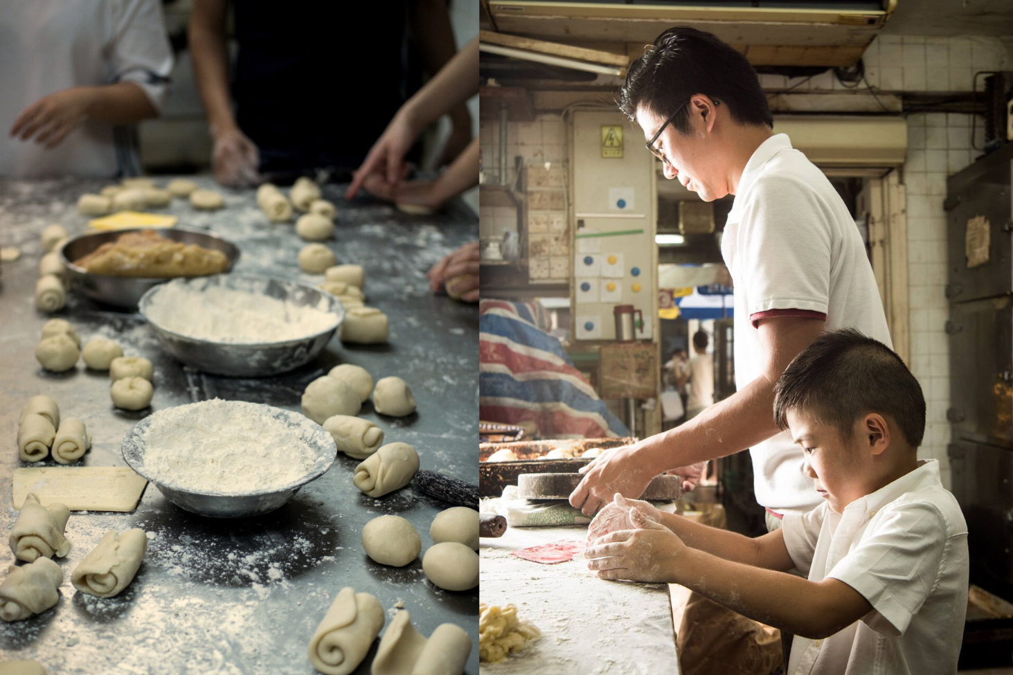 Martin organized workshops of lucky buns, providing primary and secondary school students as well as tourists with an immersive experience in the art of dough rolling, stuffing, and stamping.