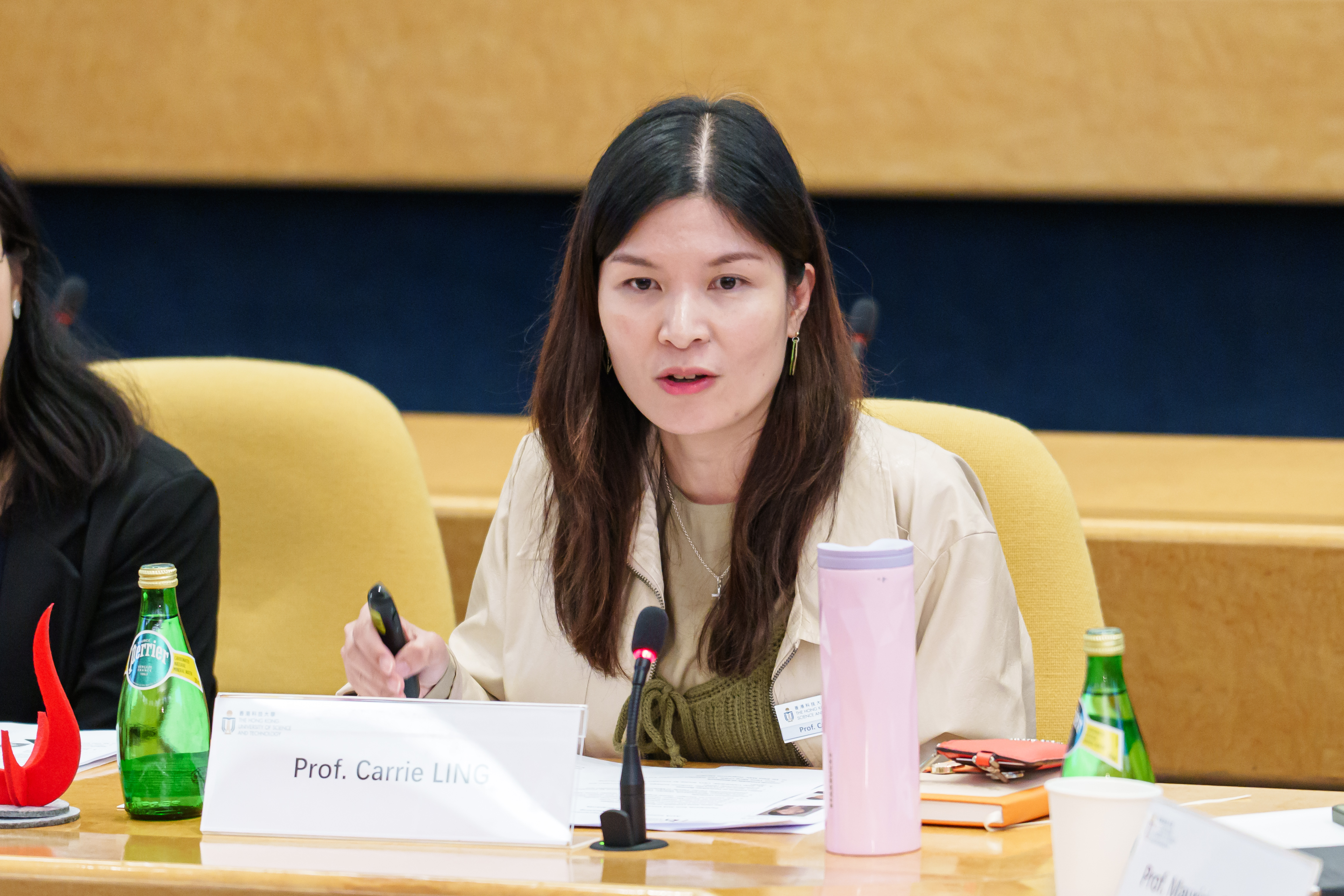 HKUST Director of Entrepreneurship Center Prof. Carrie LING highlights the development of entrepreneurship education and the support provided to student start-ups since the Center's establishment in 1999. 