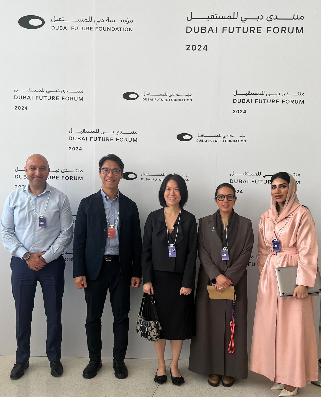 Dr. David LEUNG, Head of Smart Systems and Project Development at HKUST's Office of Knowledge Transfer, also represented HKUST, connecting the university’s DeepTech startups with Dubai Future Labs.