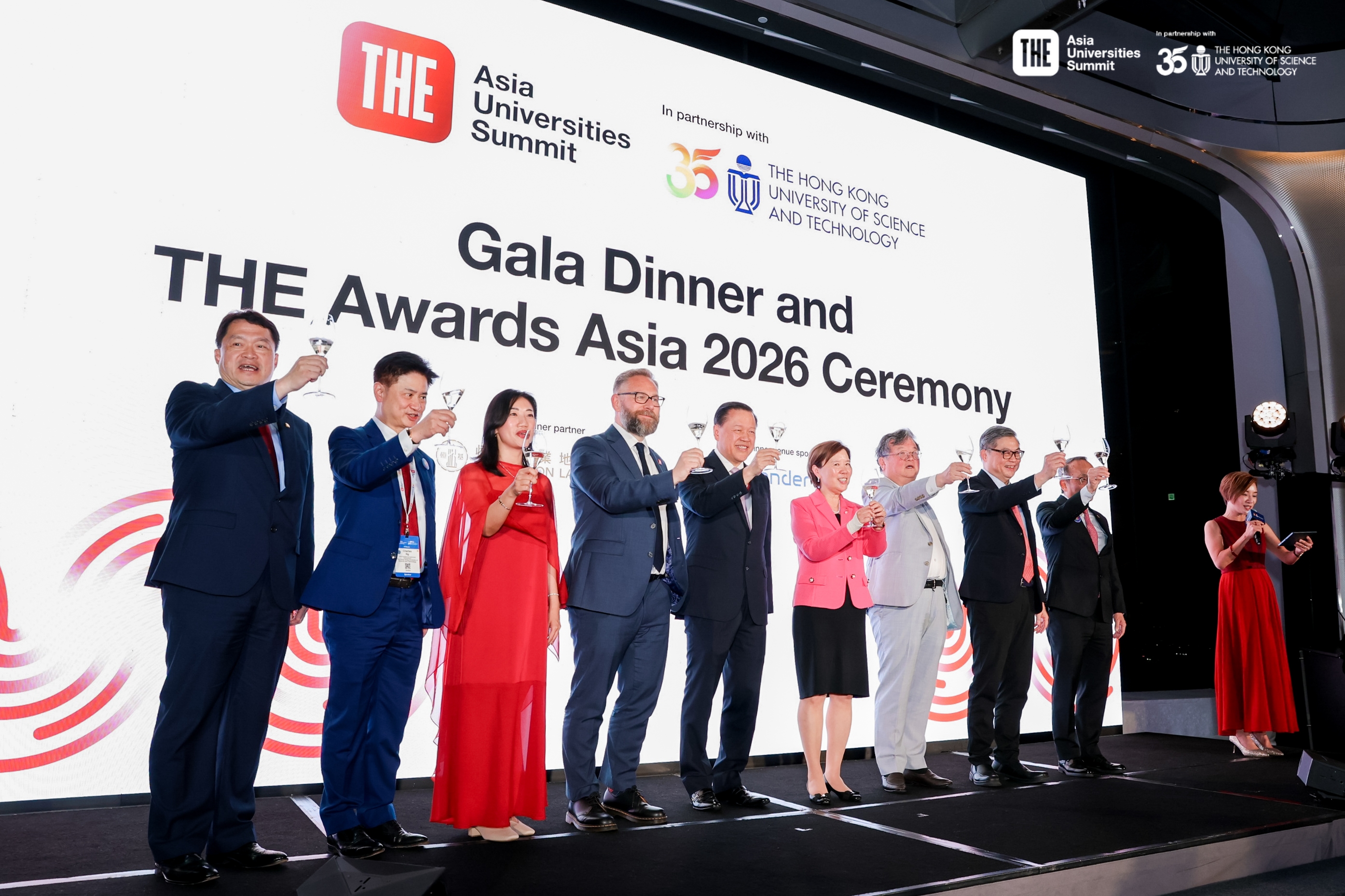 During the gala dinner, the winners of the THE Awards Asia 2026 were also announced.