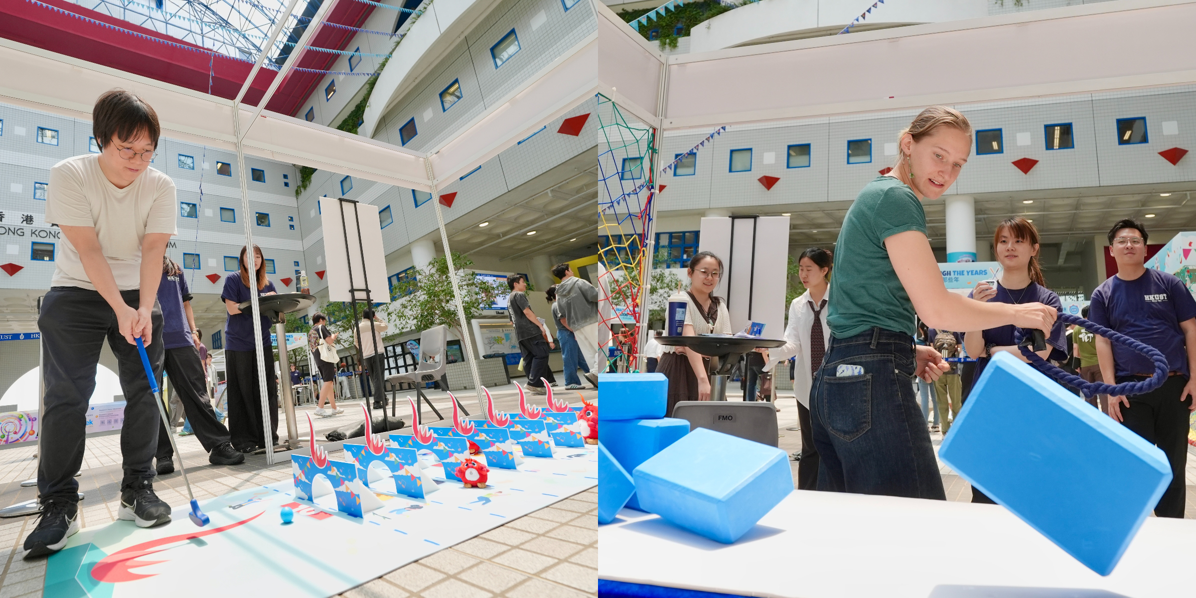 Cheers and laughter could be heard near the Mini Golf and Shake & Strike booths as participants aimed for a perfect shot to clinch top prizes.