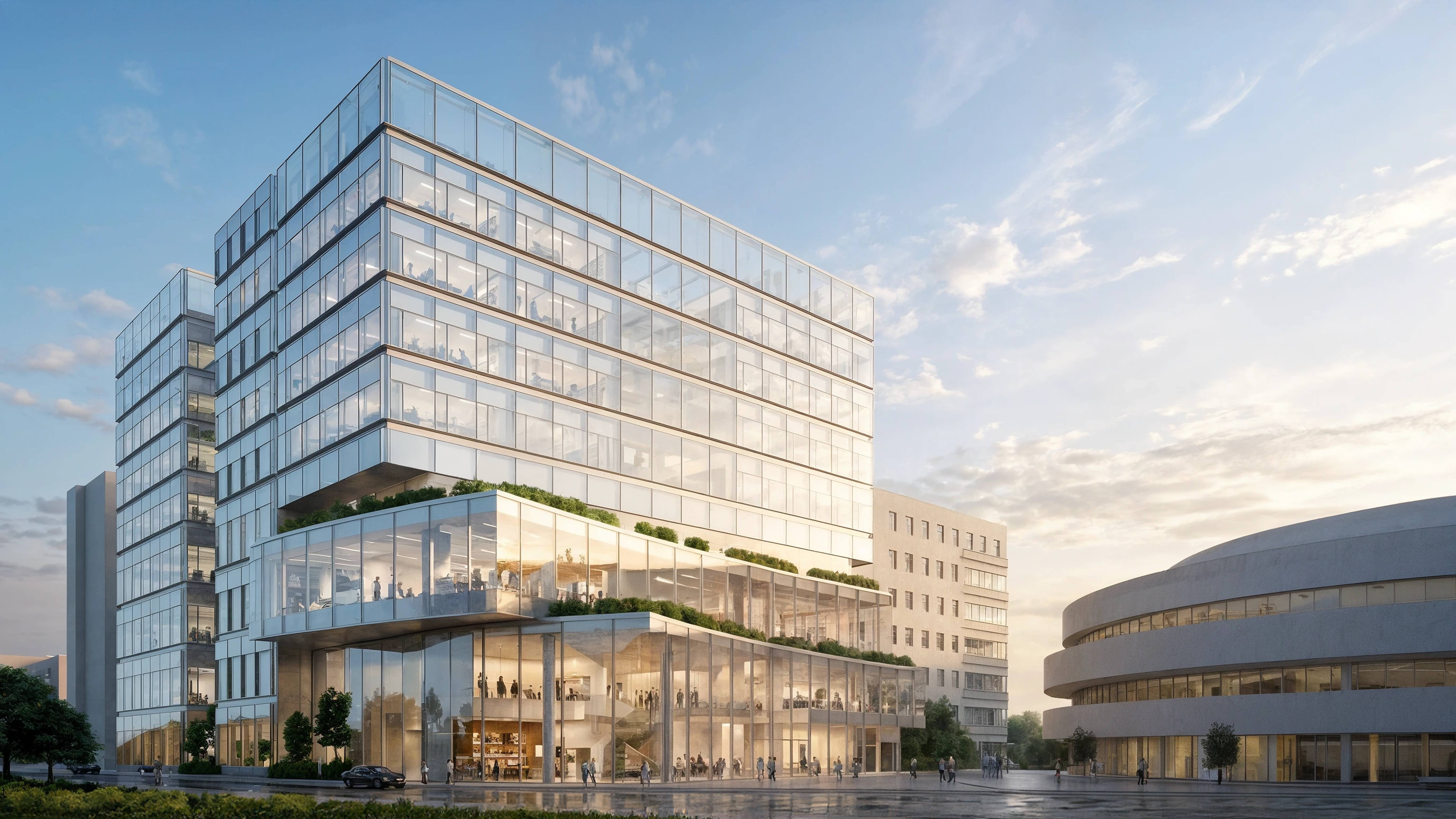 The architectural design concept of the HKUST Medical Education and Research Complex.