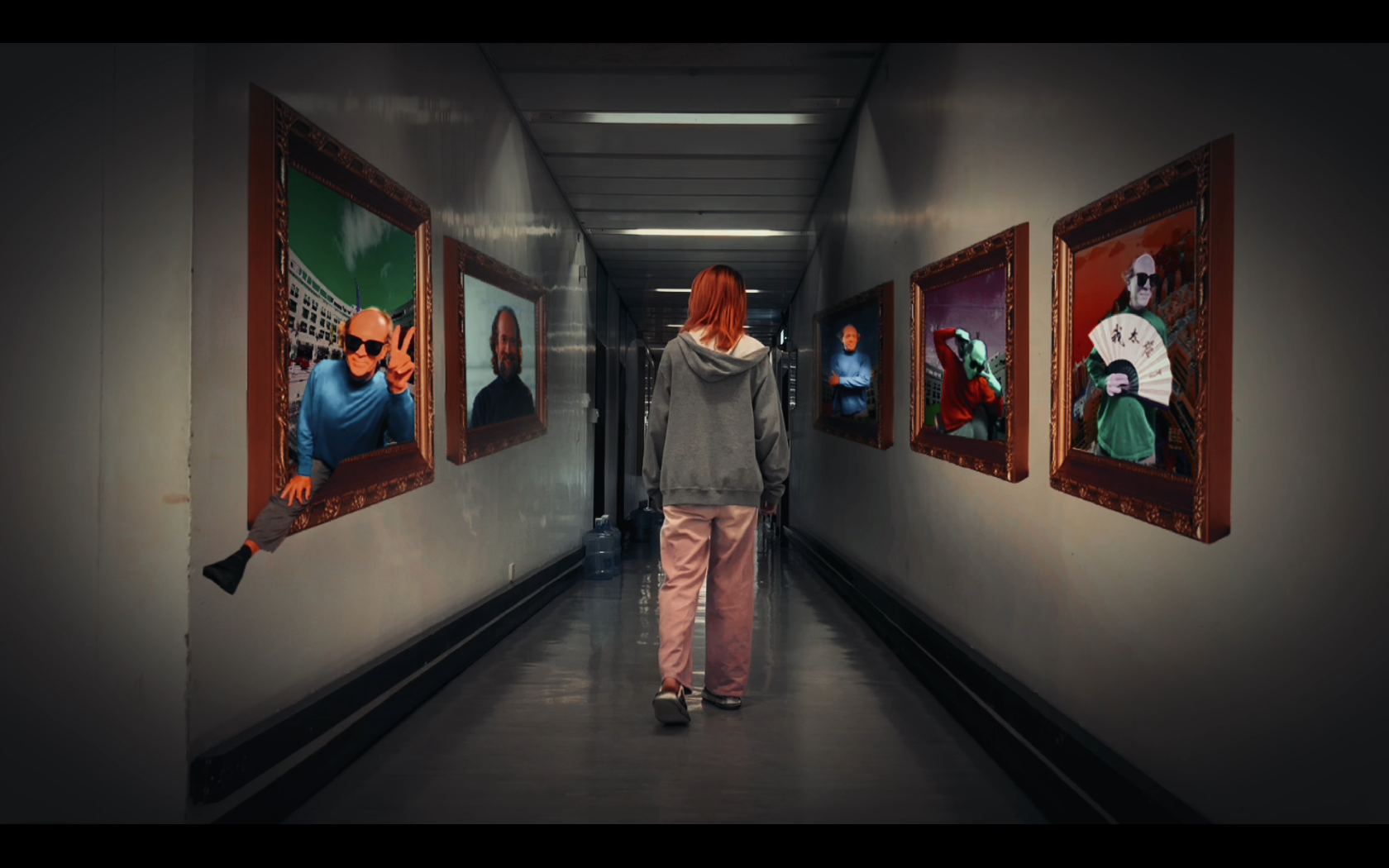 Students transform Prof. Horner into digital avatars, highlighting the playful spirit of his teaching. 