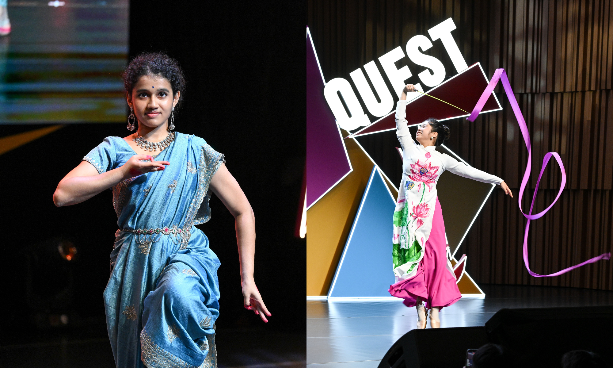 The rhythmic Indian dance and a high-energy gymnastics-ballet were also highly popular.