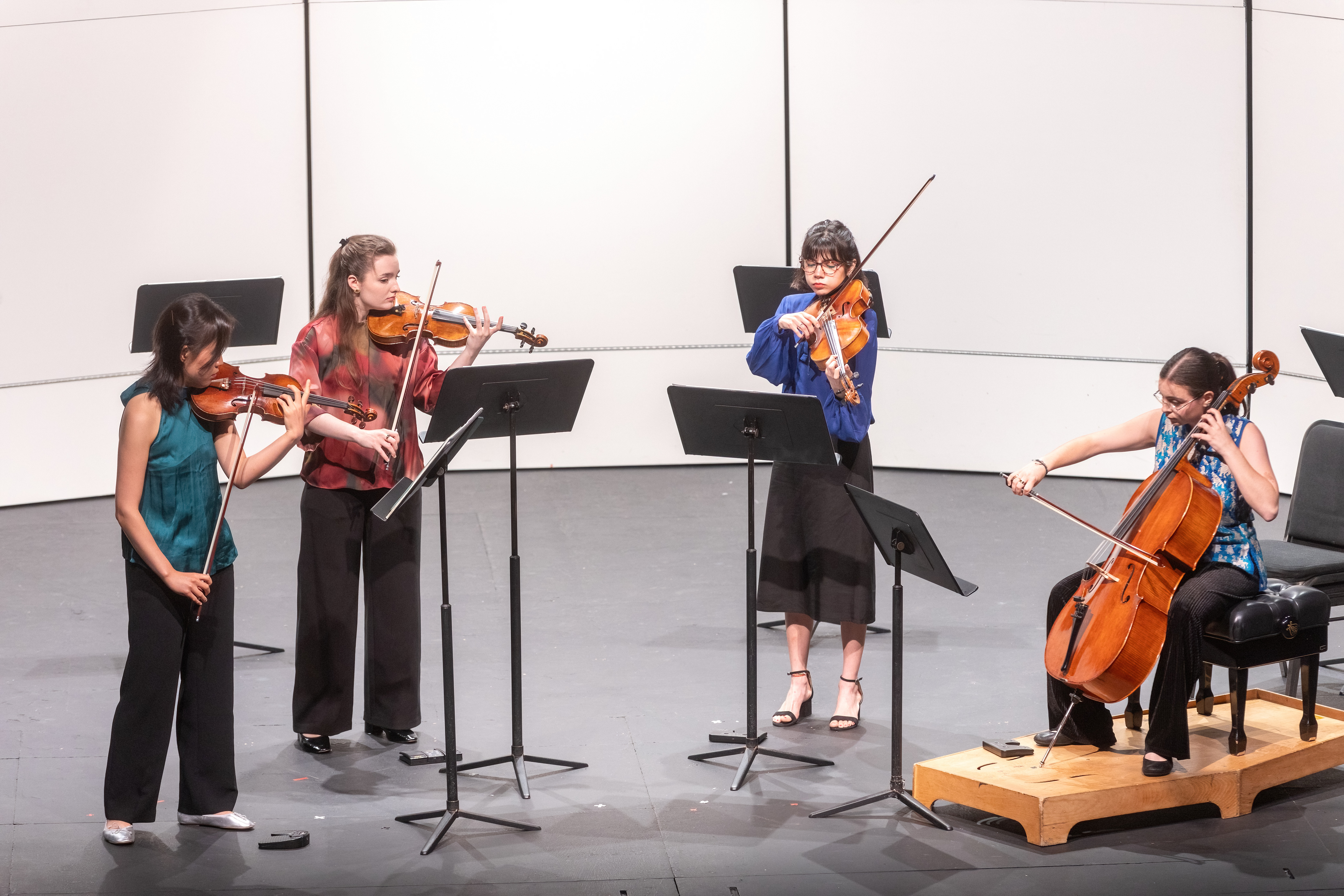 The concert marked the world premiere of the fine-tuned final works by the three Composer Fellows.