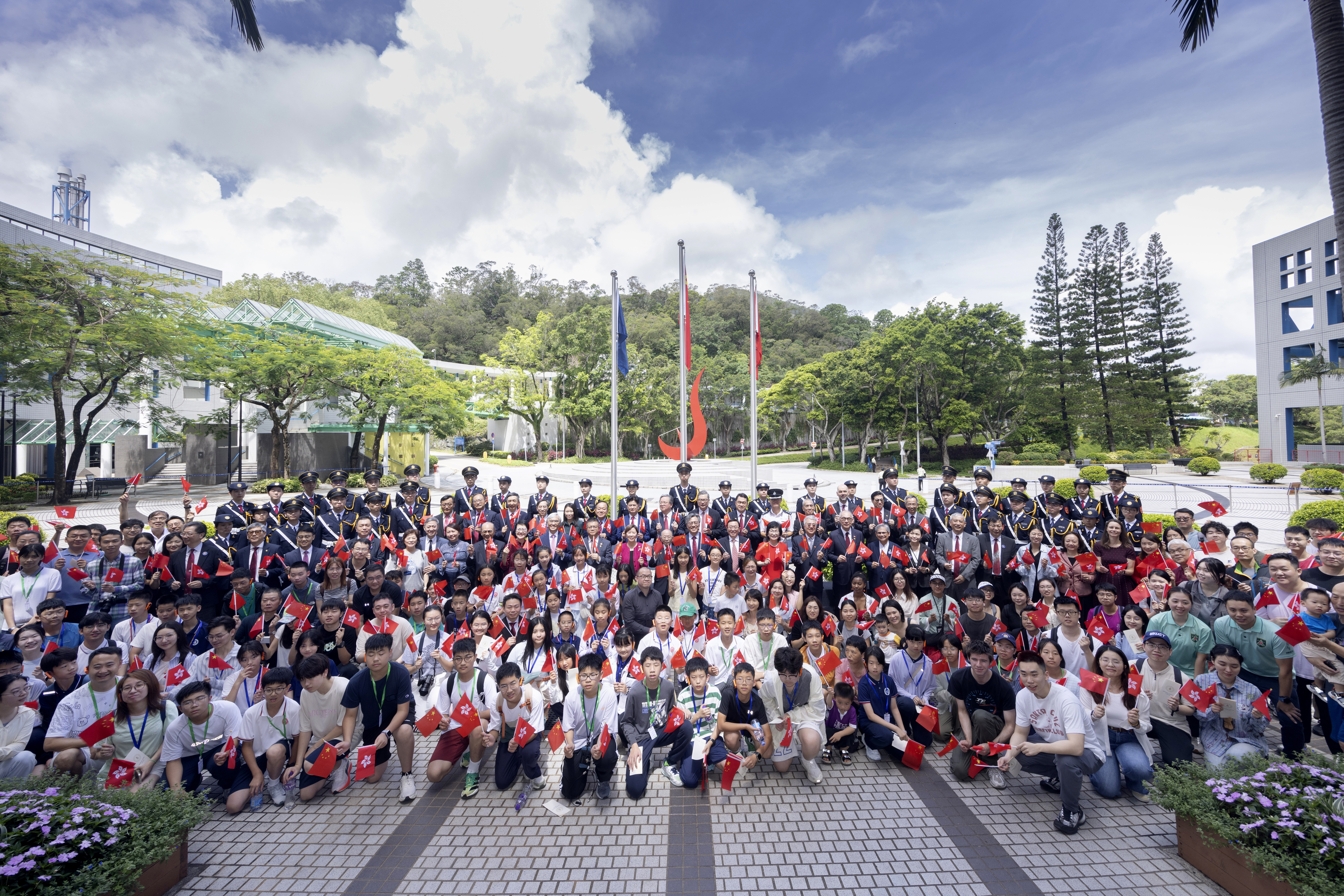 Over 300 members of the HKUST community attended the July 1 ceremony.