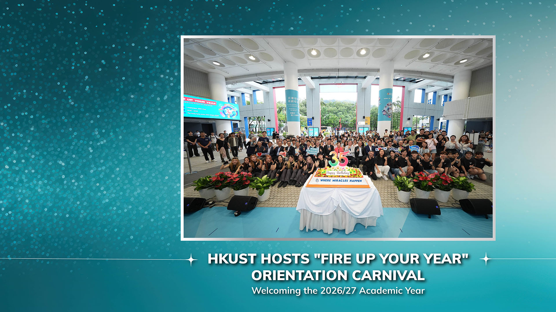 HKUST Hosts "Fire Up Your Year" Orientation Carnival to Welcome the 2026/27 Academic Year