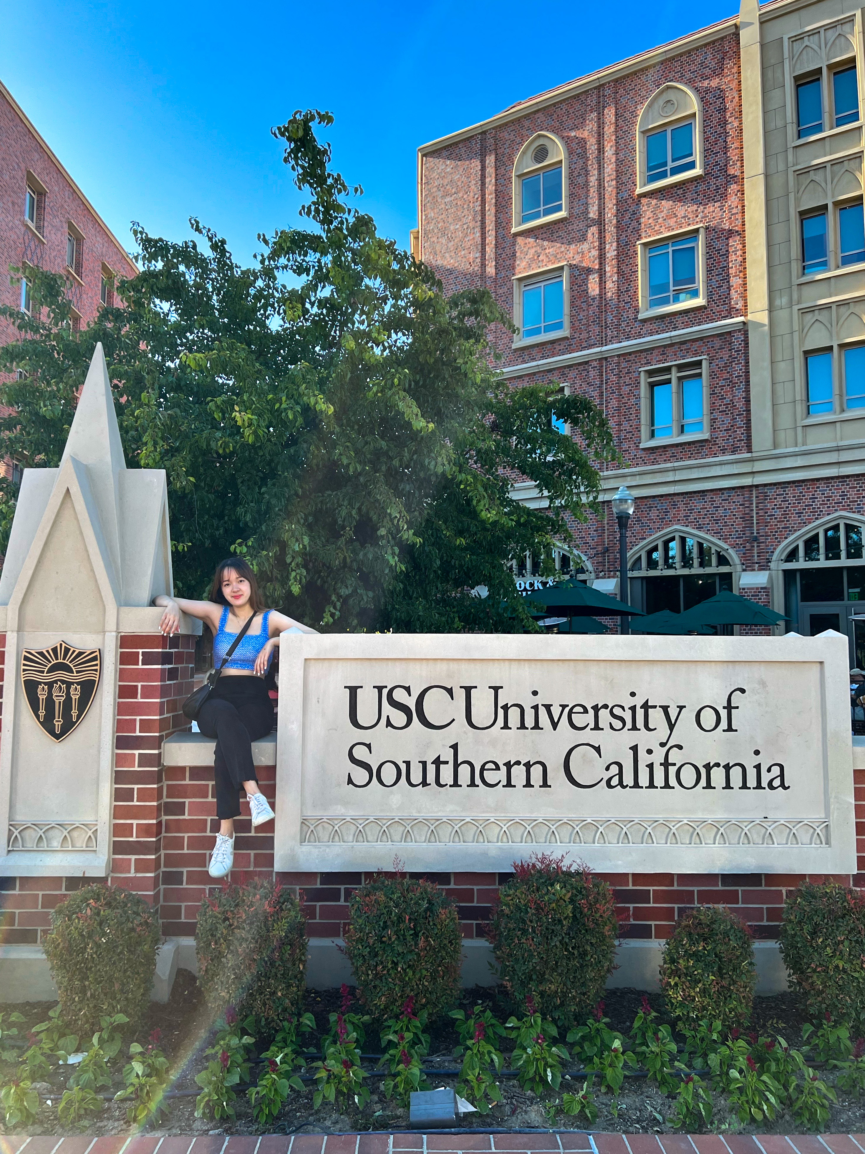 Anson’s final semester as an undergraduate was spent at the University of Southern California.