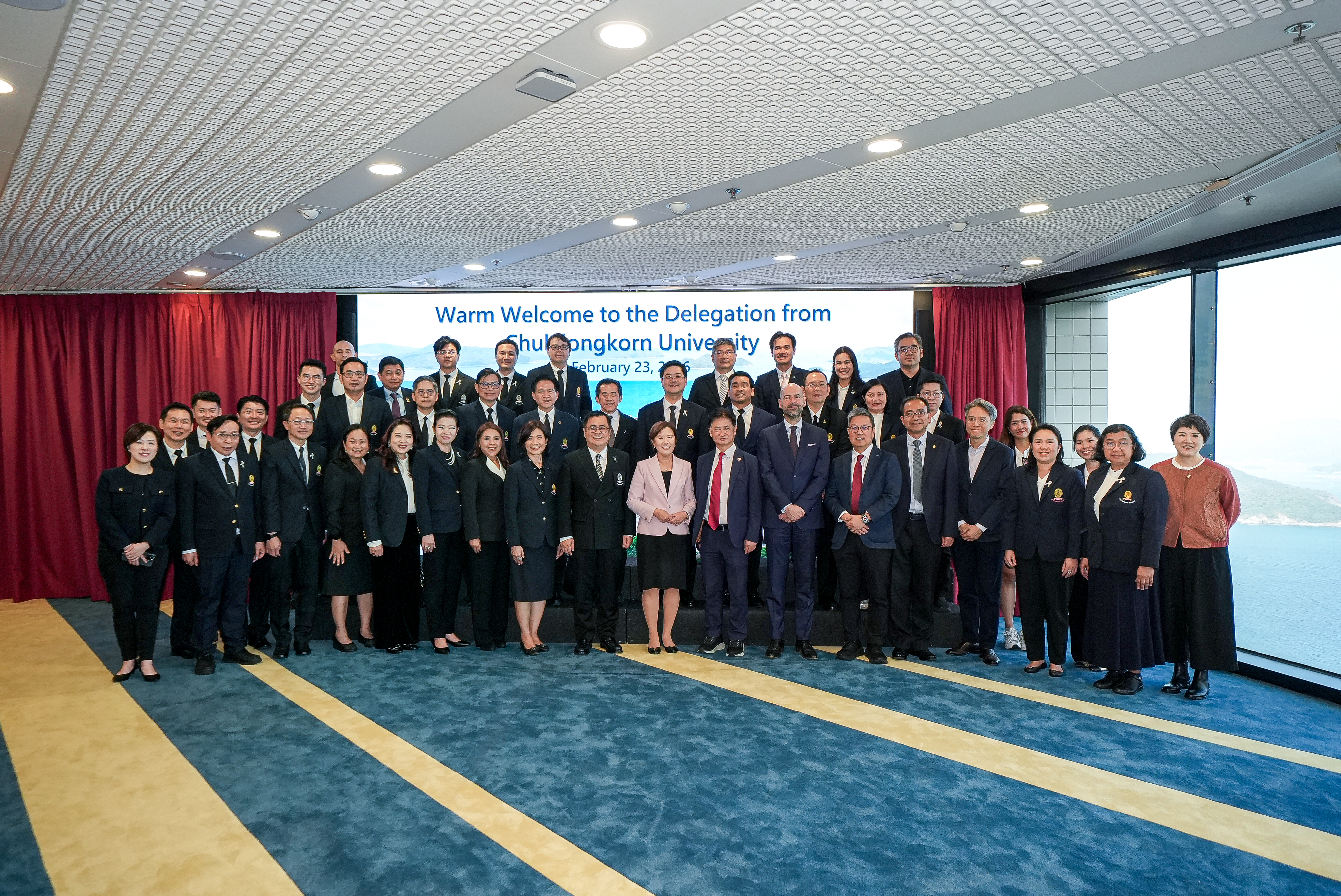 During "Study in Hong Kong" week, HKUST welcomed a high-level delegation led by Prof. Wilert PURIWAT, President of Chulalongkorn University in Thailand.