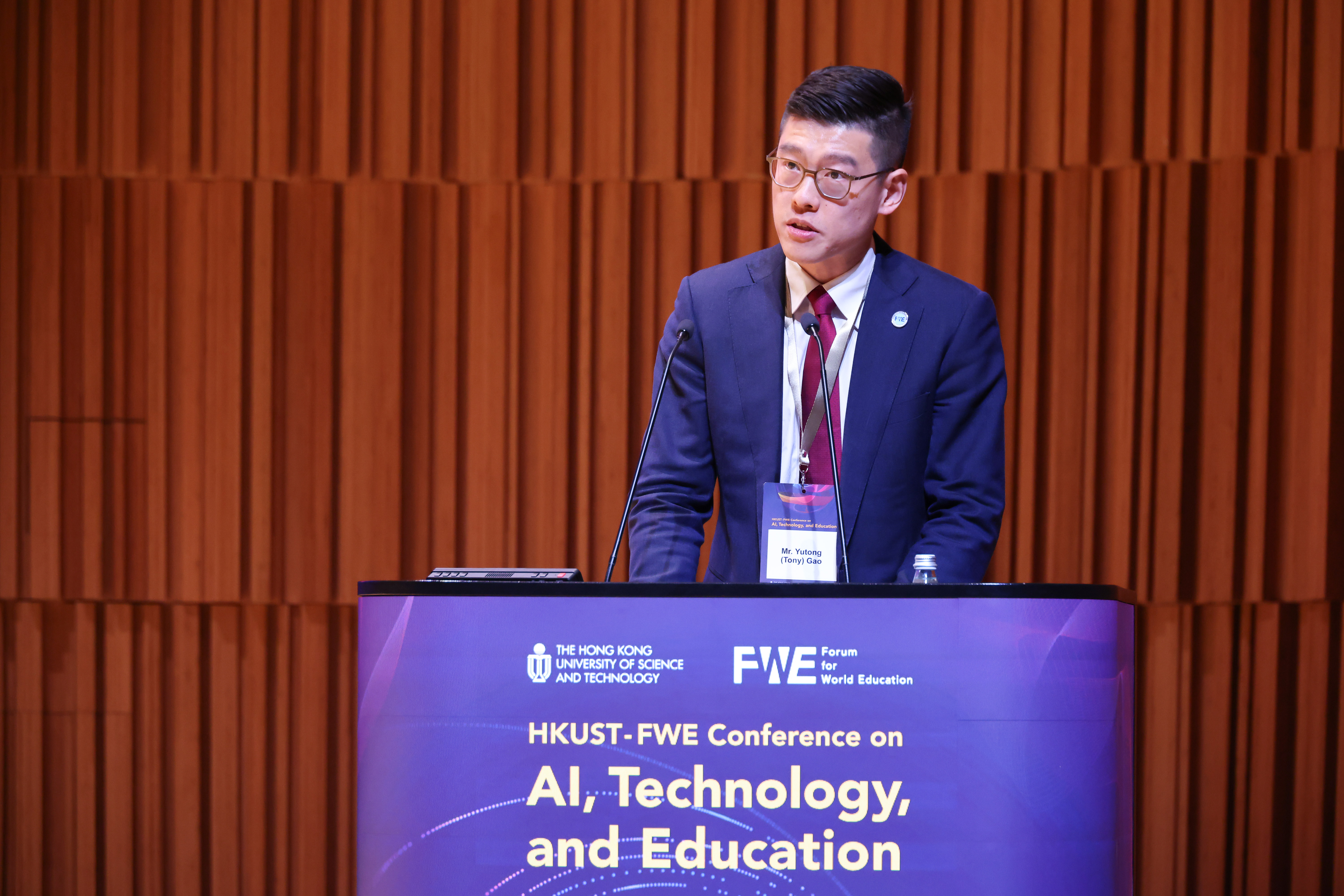 Mr. Tony GAO Yu-Tong, President of EasyTransfer and Board Member of FWE, emphasized the broader institutional mission behind the summit.