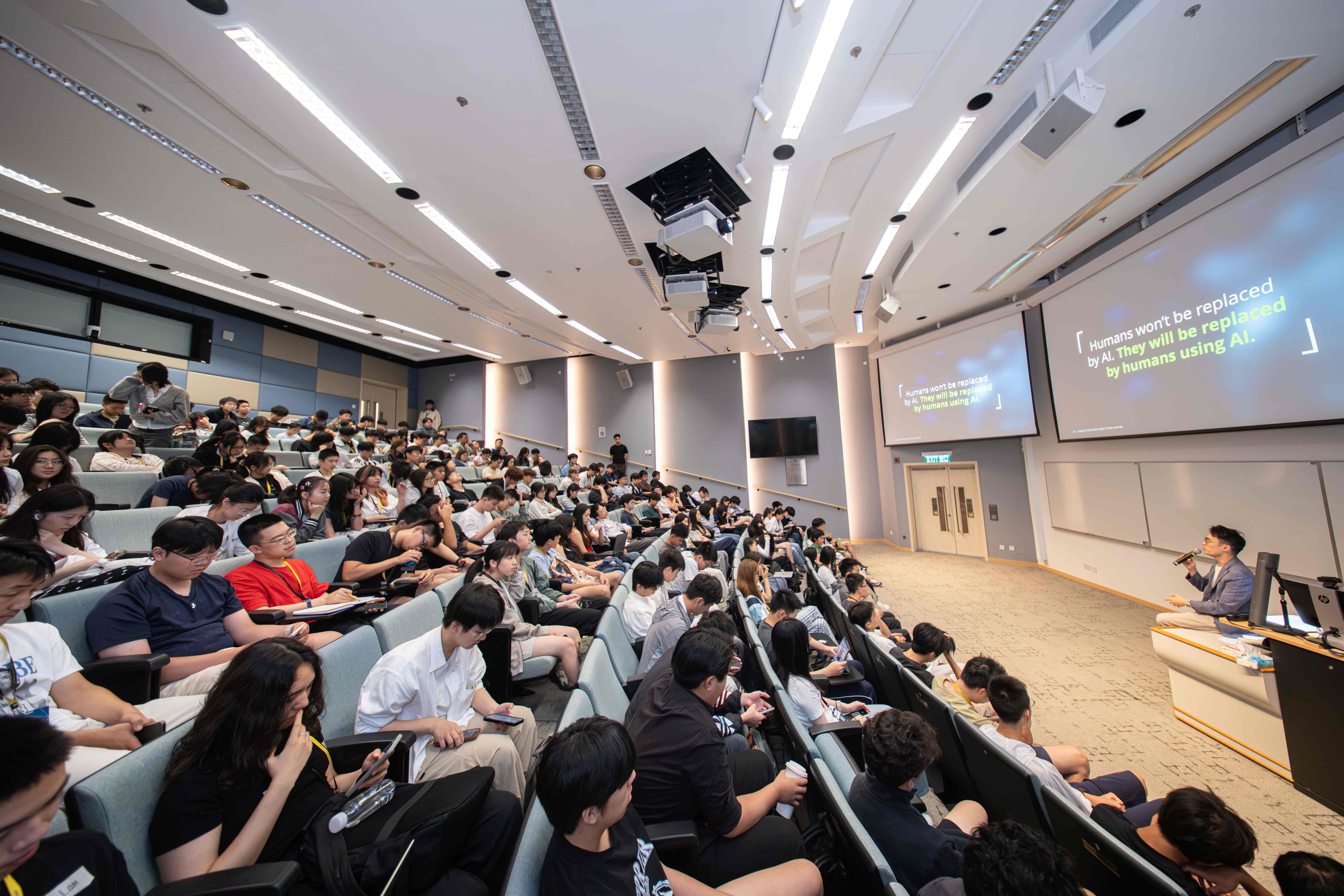 Pre-U participants take part in a hands-on academic session, bridging academic rigor with practical application across 16 specialized, cutting-edge offerings.