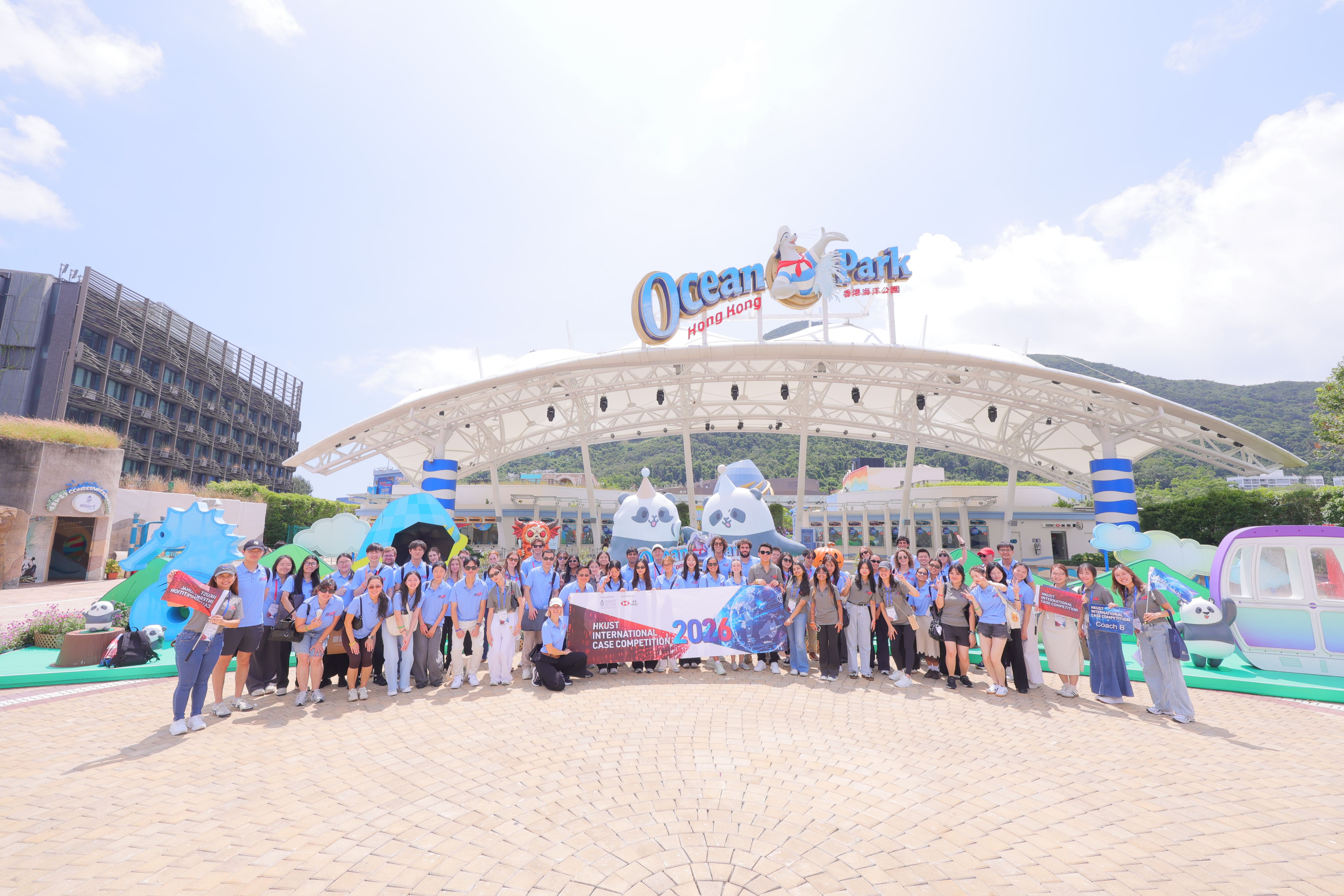 Participants of HKICC explored the Ocean Park, gaining insights into local culture and enriching their cross-cultural learning experience.
