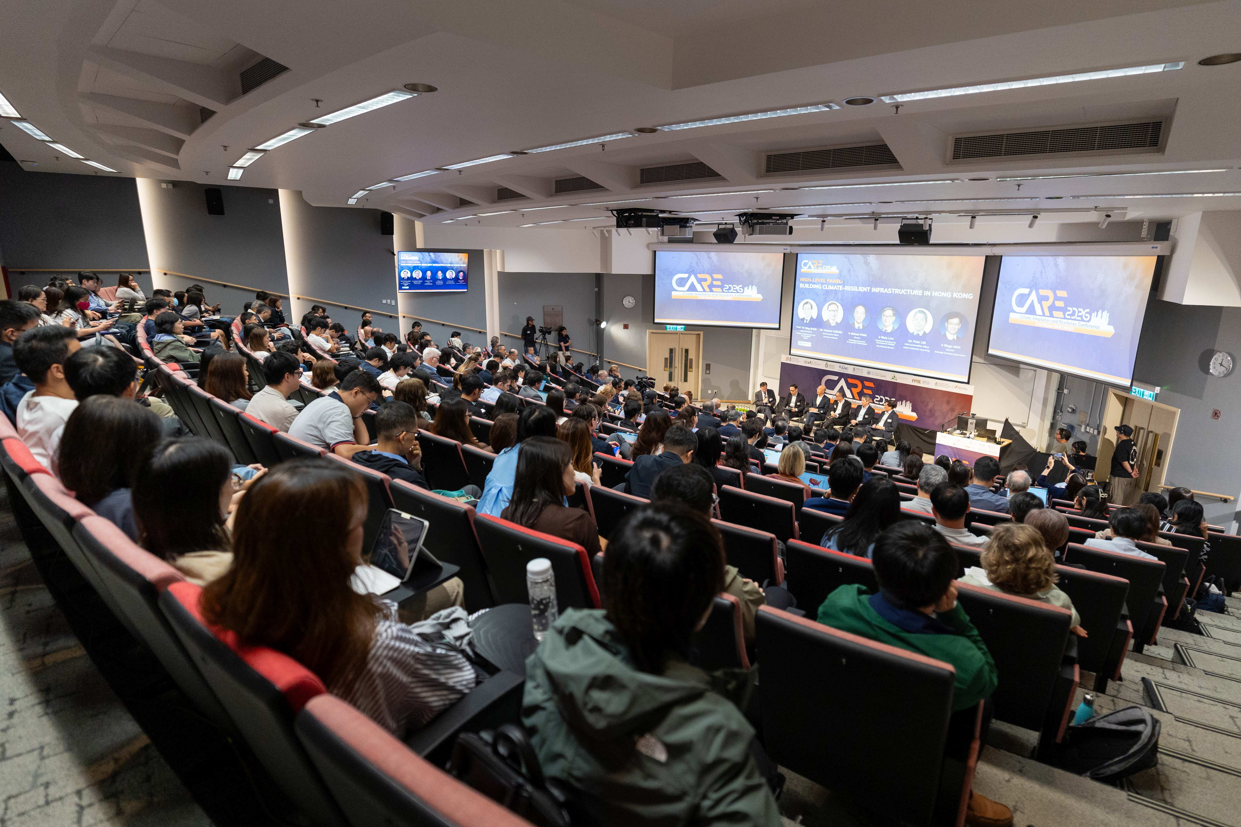 HKUST hosted the CARE2026, bringing together policymakers, scientists, infrastructure experts, finance and insurance leaders, industry stakeholders, and community representatives from around the world to explore how climate science and early warning systems can be translated into practical action.