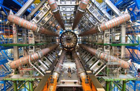  Front view of the ATLAS detector (Photo courtesy: CERN)