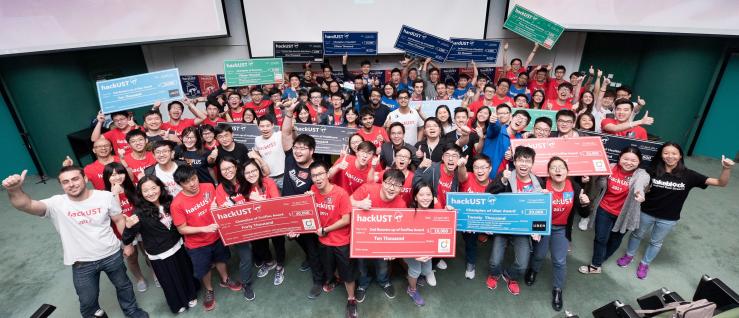  The winning teams of HKUST Hackathon.