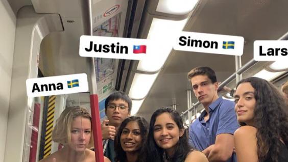 Although relatively new to HKUST, Zeynep (1st from right) already felt right at home and has actively participated in many campus activities, while trying to meet academic requirements. Although relatively new to HKUST, Zeynep (1st from right) already felt right at home and has actively participated in many campus activities, while trying to meet academic requirements.