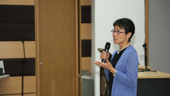 Prof Christine Loh, Chief Development Strategist in the Division of Environment and Sustainability, HKUST, emphasized that HKUST has much to contribute to the Chinese Mainland and the world. Prof Christine Loh, Chief Development Strategist in the Division of Environment and Sustainability, HKUST, emphasized that HKUST has much to contribute to the Chinese Mainland and the world.