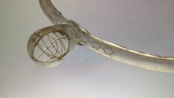 Biodegradable aneurysmal coil (for treating hemorrhagic stroke): aims to reduce aneurysm pressure and allow the aneurysm to shrink; then the coil gradually degrades and vanishes within the body. Biodegradable aneurysmal coil (for treating hemorrhagic stroke): aims to reduce aneurysm pressure and allow the aneurysm to shrink; then the coil gradually degrades and vanishes within the body.