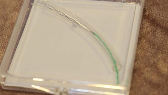 Clot retrieval device (for treating thrombotic stroke): targets to therma-mechanically remove the clot with minimal vessel wall contact. Clot retrieval device (for treating thrombotic stroke): targets to therma-mechanically remove the clot with minimal vessel wall contact.
