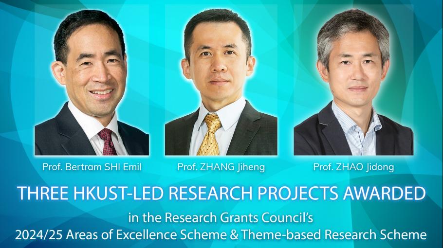 HKUST Tops in Areas of Excellence and Theme-based Research Schemes 2024/25 with Highest Funding among Local Universities