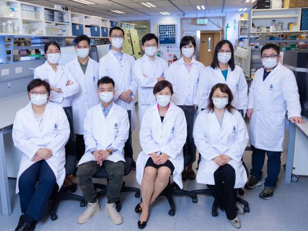 Prof. Nancy IP (first row second right) and her research team members.