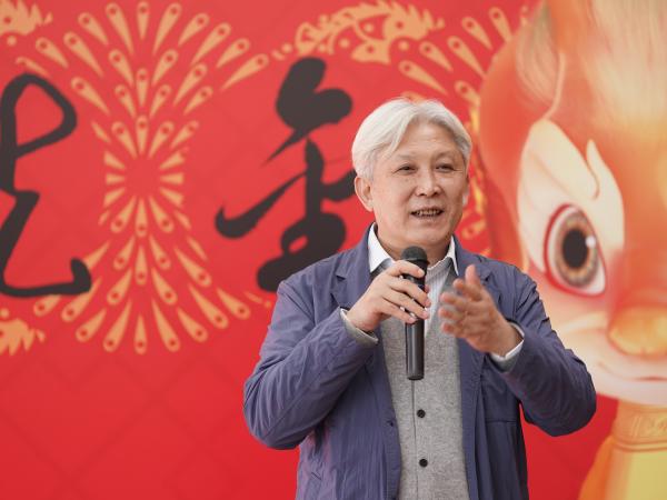 中国文联书法艺术中心前主任刘恒致辞。
