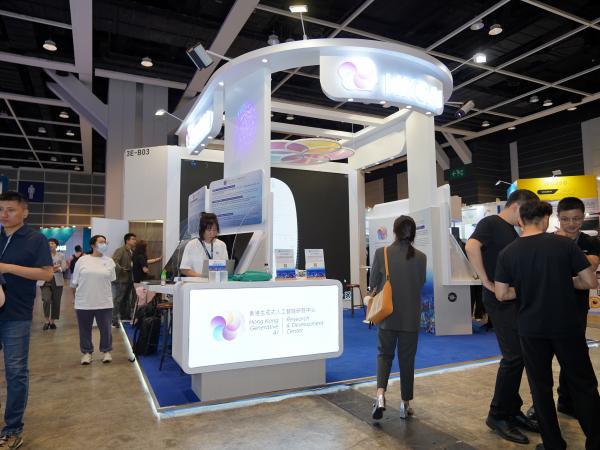 The HKGAI showcases for the first time an array of its AI projects covering applications in various areas at InnoEx 2024.