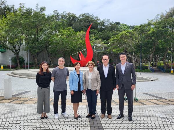 HKUST hosts a delegation from UNESCO, led by former Director-General Mrs. Irina BOKOVA, on campus on May 13. 