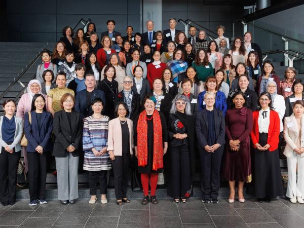  The gathering of the APWIL Mentoring Program at the Asia Pacific Women in Leadership Summit 2024 on June 23 at The University of Auckland in New Zealand. 