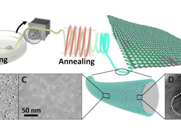 The growth of perovskite quantum wires with porous alumina membrane template