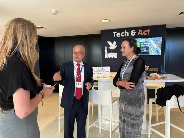 HKUST showcases the latest discoveries in the “Tech & Act: Future Solutions” Zone at the UNESCO global conference.