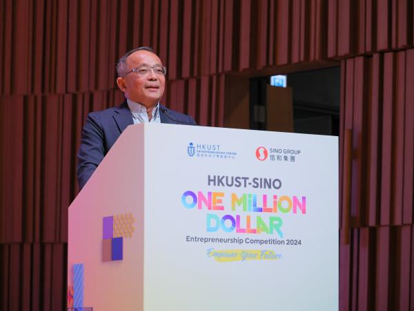 Prof. Tim CHENG, HKUST Vice-President for Research and Development, expresses that the new 'International Student Track’ is introduced in the hope of embracing broader global participation as well as strengthening Hong Kong’s position as a global hub for innovation and startup incubation.