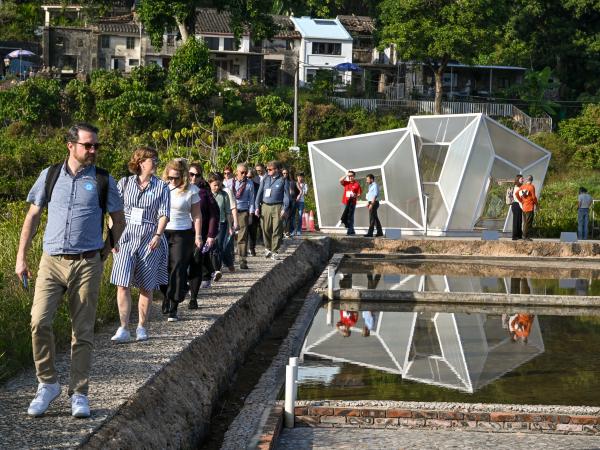 University partners visit Yim Tin Tsai