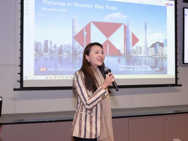 Ms Karen Wang, Managing Director, Head of Growth, Greater Bay Area (GBA), The Hong Kong and Shanghai Banking Corporation (HSBC)