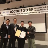 Prof. Jack Chin Pang CHENG and PhD students Mr. Chao YIN and Mr. Boyu WANG