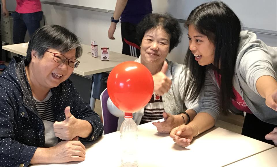 Facing the impeding aging trend, it is imperative to enhance the heath span of the elderly population (Photo Courtesy: HKUST Connect)