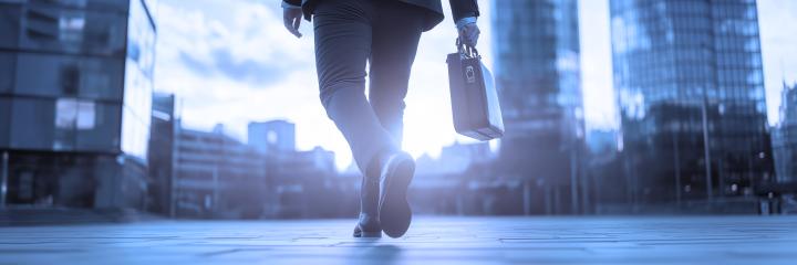 businessman walking