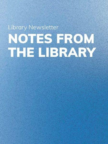 Library Newsletter thumbnail
