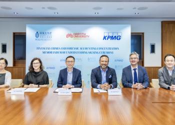  HKUST Leads Tripartite Alliance with KPMG and Griffith University to Launch Asia's First Master Program Concentration in Financial Crimes and Forensic Accounting