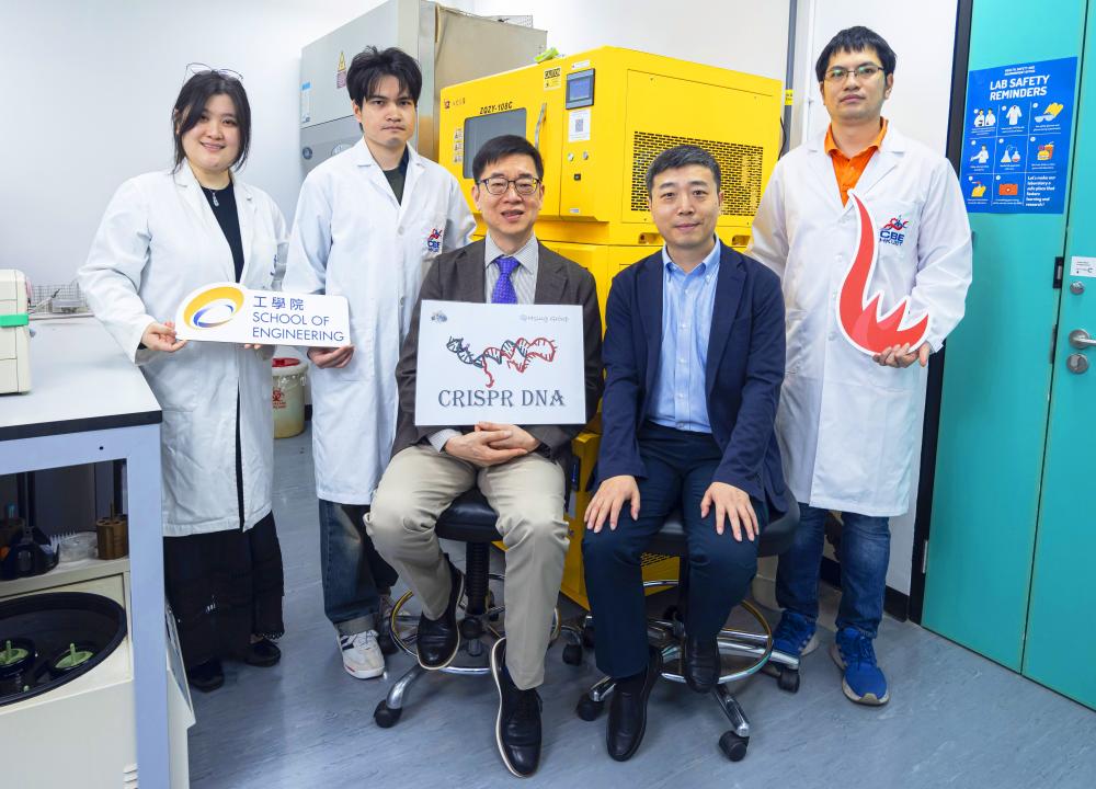 科大研究人員顛覆CRISPR傳統概念   開發全球首個DNA引導的基因編輯工具 精準診斷傳染病及促進抗病毒治療發展