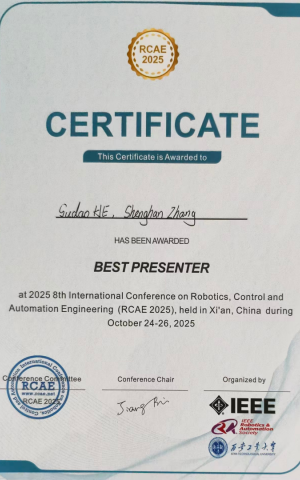 Dr. Sudao He and Prof. Shenghan Zhang