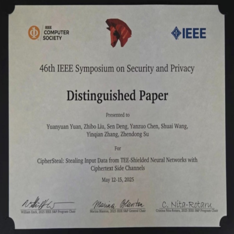 Dr. Yuanyuan Yuan, Dr. Zhibo Liu,  Mr. Sen Deng, Mr. Yanzuo Chen, Dr. Shuai Wang, Dr. Yinqian Zhang, Dr. Zhendong Su