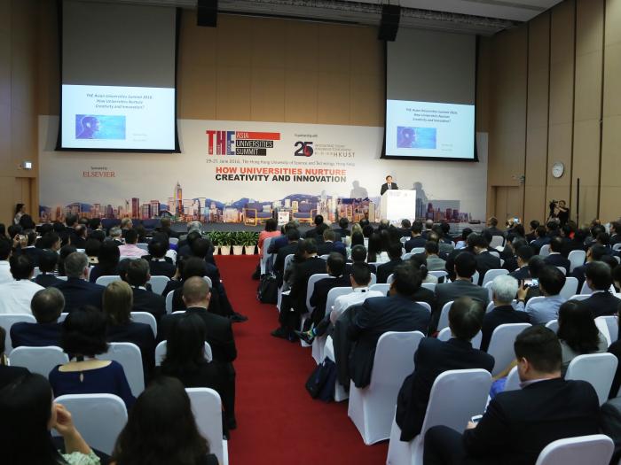 HKUST Jointly Presents with Times Higher Education Inaugural Asia Universities Summit in its 25th Anniversary Year
