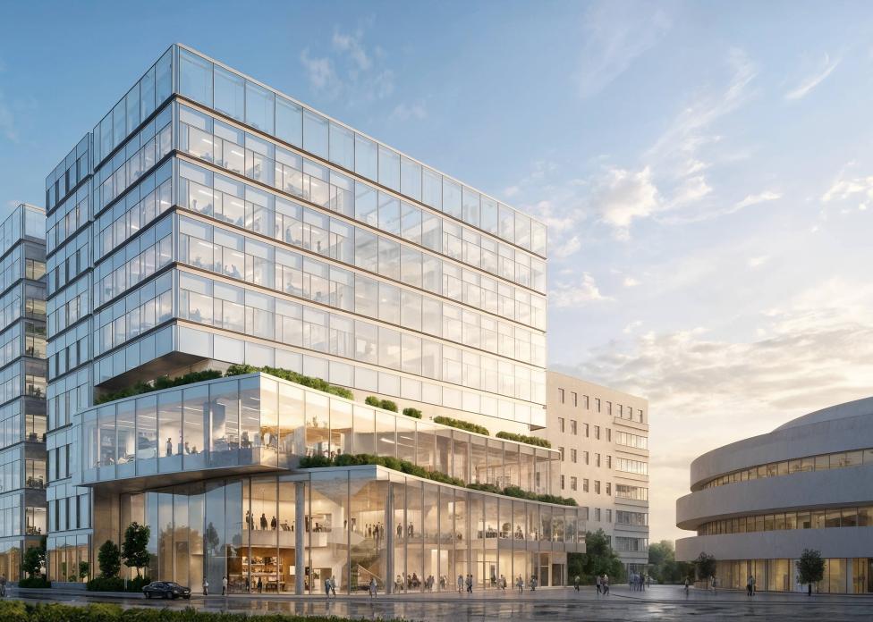 The architectural design concept of the HKUST Medical Education and Research Complex.