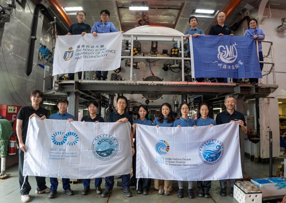 Group Photo of HKUST Participants with Chief Scientist Dr. Hao WANG (first on the right, ground row)
